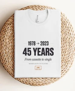 Now and Then — The Last Song 1978 to 2023 Rock Heritage Tee — Scholar Edition