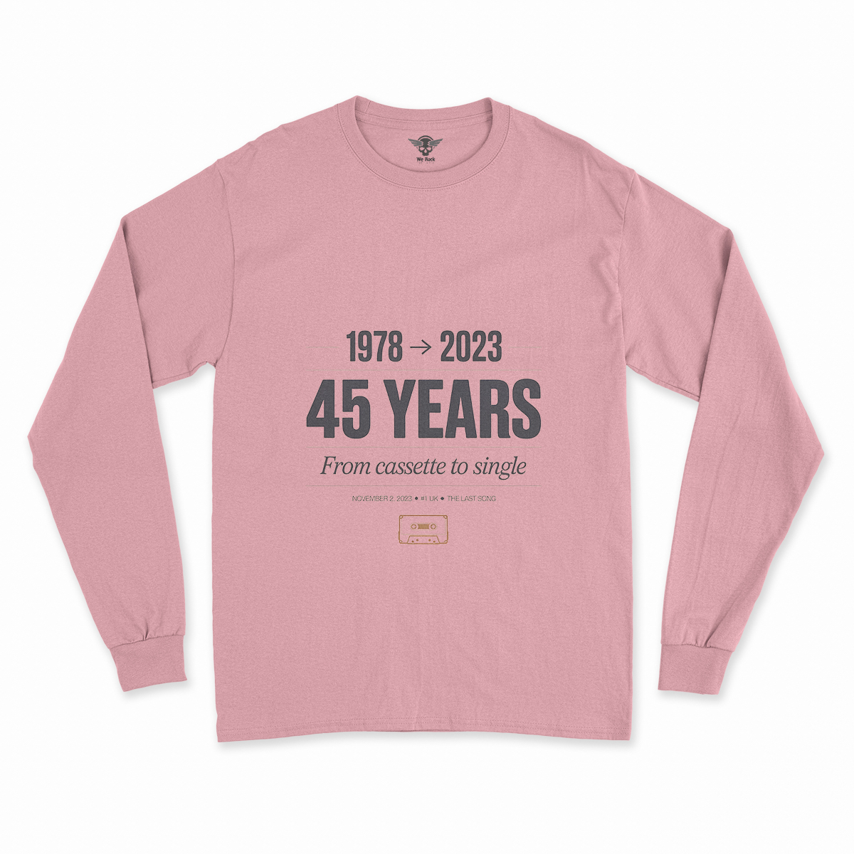 Now and Then — The Last Song 1978 to 2023 Rock Heritage Tee — Scholar Edition