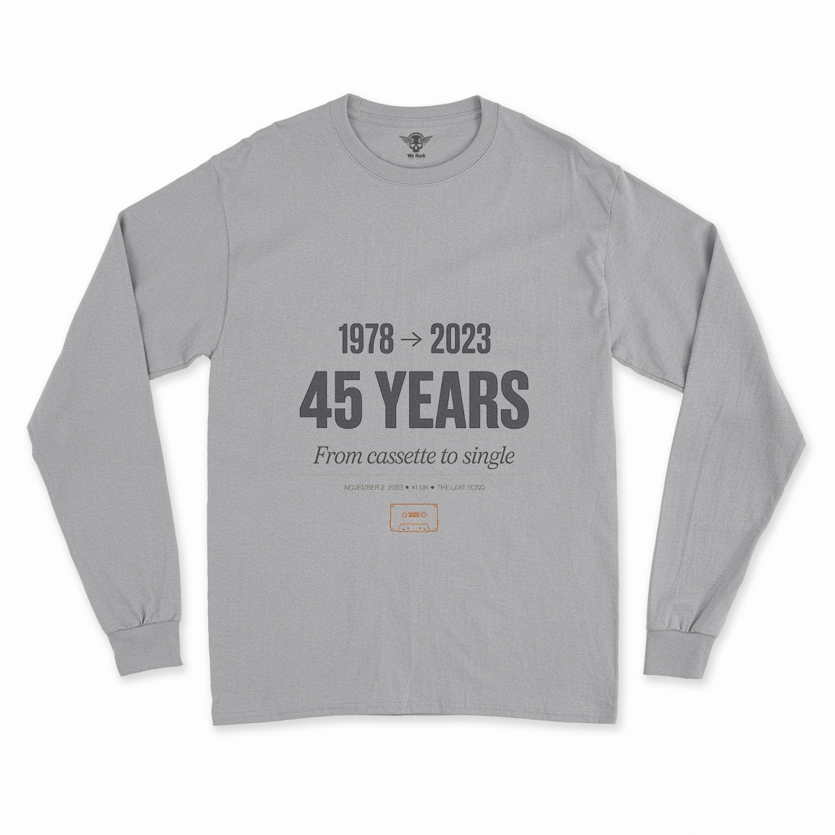 Now and Then — The Last Song 1978 to 2023 Rock Heritage Tee — Scholar Edition