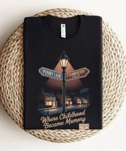 Penny Lane ↔ Strawberry Field — Liverpool L18 Heritage Tee