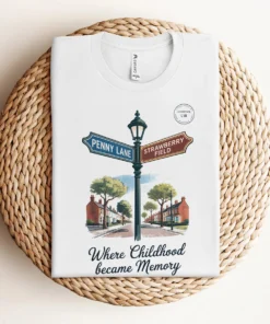 Penny Lane ↔ Strawberry Field — Liverpool L18 Heritage Tee — Design II