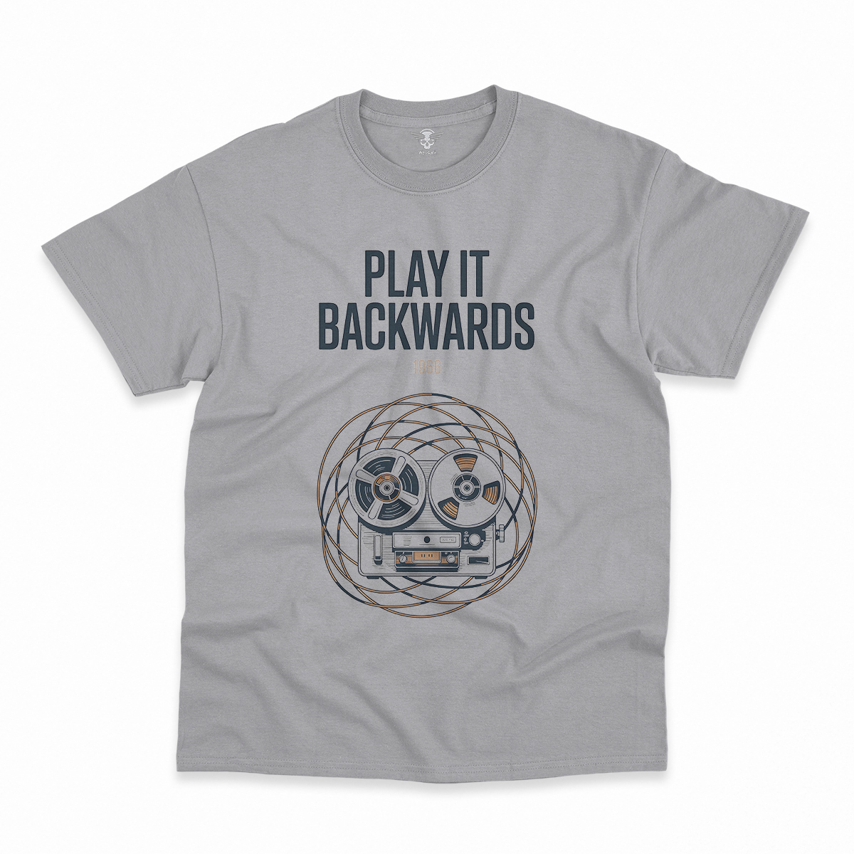 Play It Backwards — 1966 Tape Experiment Rock Tee — Design II