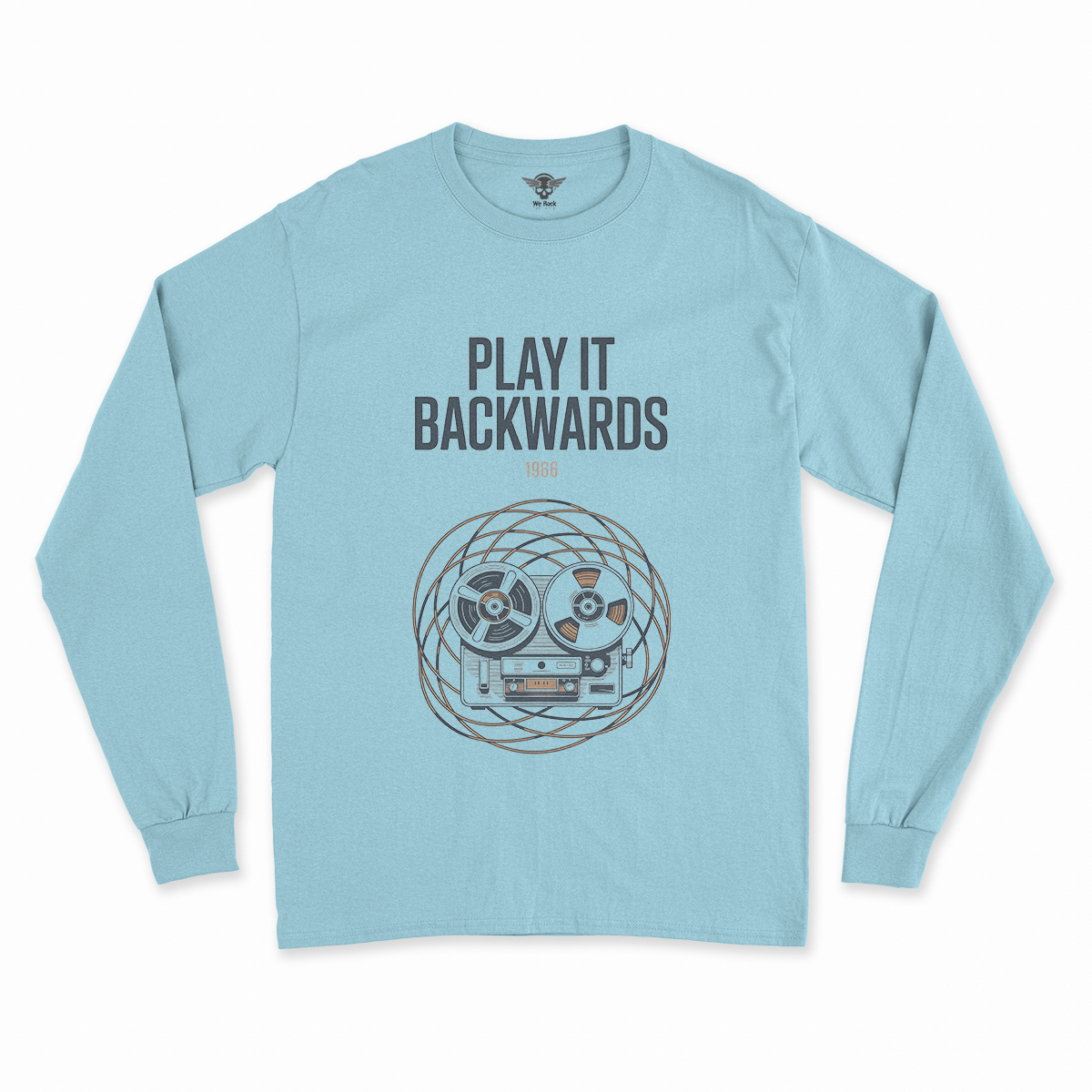Play It Backwards — 1966 Tape Experiment Rock Tee — Design II
