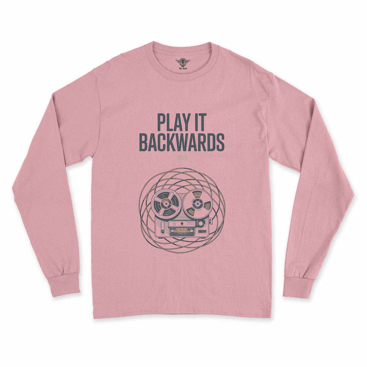Play It Backwards — 1966 Tape Experiment Rock Tee — Design II