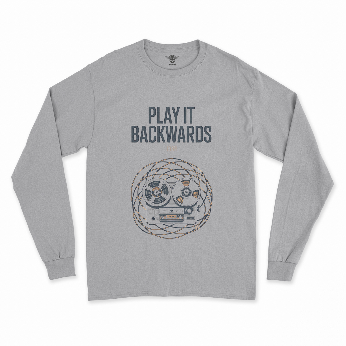 Play It Backwards — 1966 Tape Experiment Rock Tee — Design II