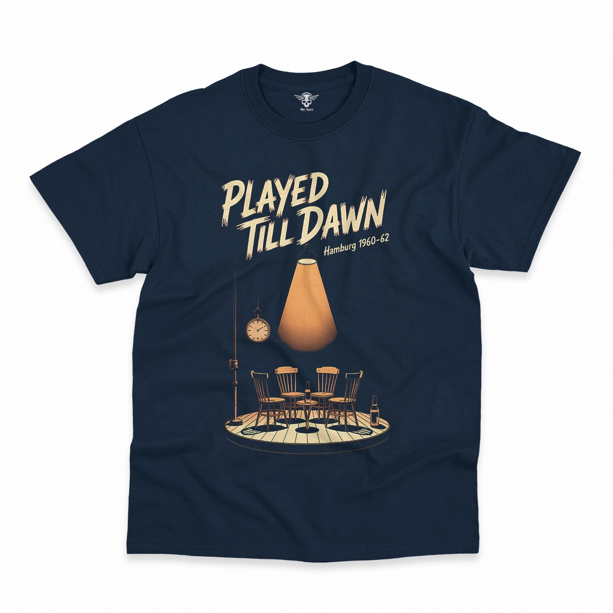 Played Till Dawn — Hamburg 1960 Late Night Rock Tee — Design I