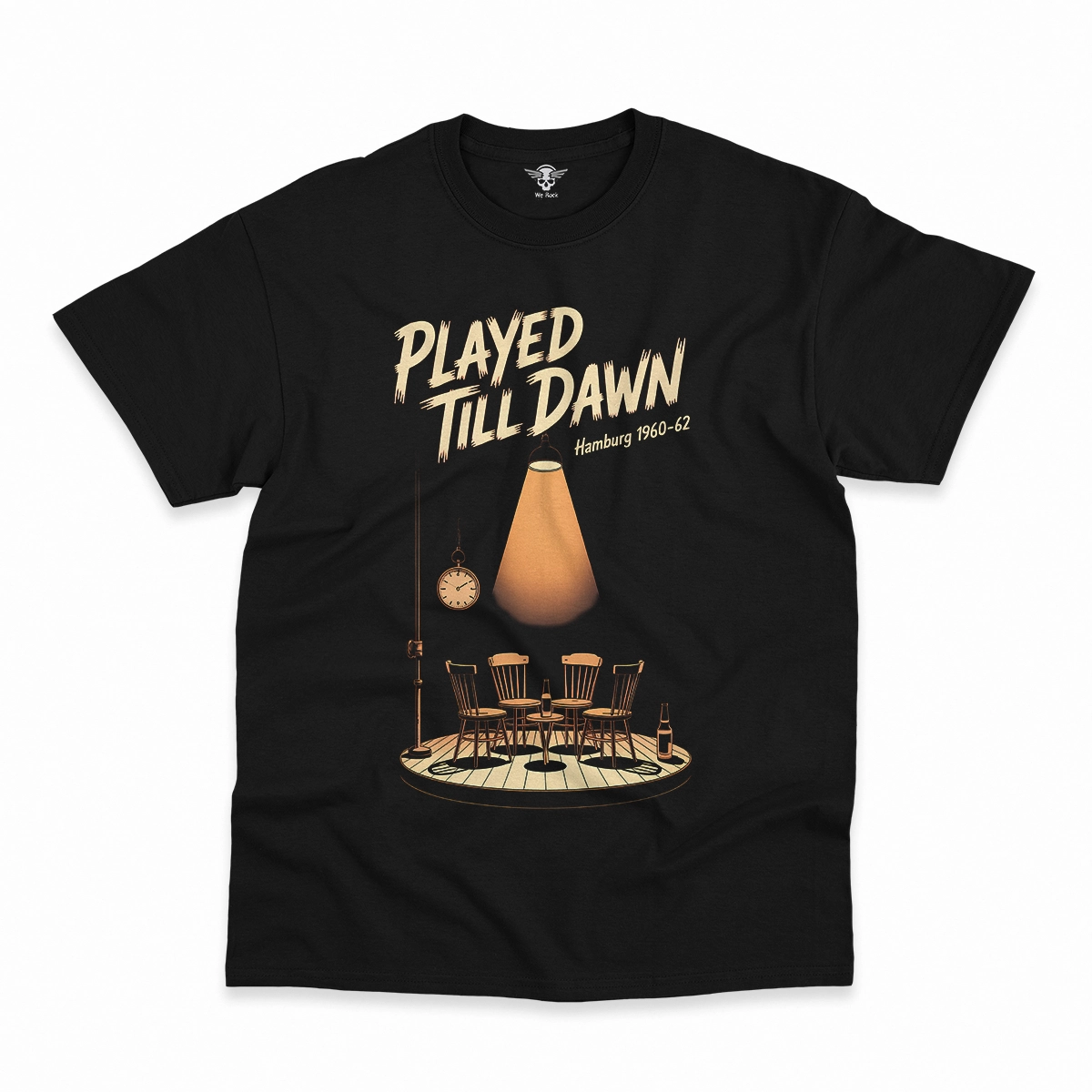 Played Till Dawn — Hamburg 1960 Late Night Rock Tee — Design I