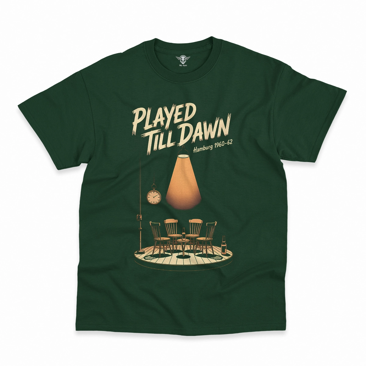 Played Till Dawn — Hamburg 1960 Late Night Rock Tee — Design I