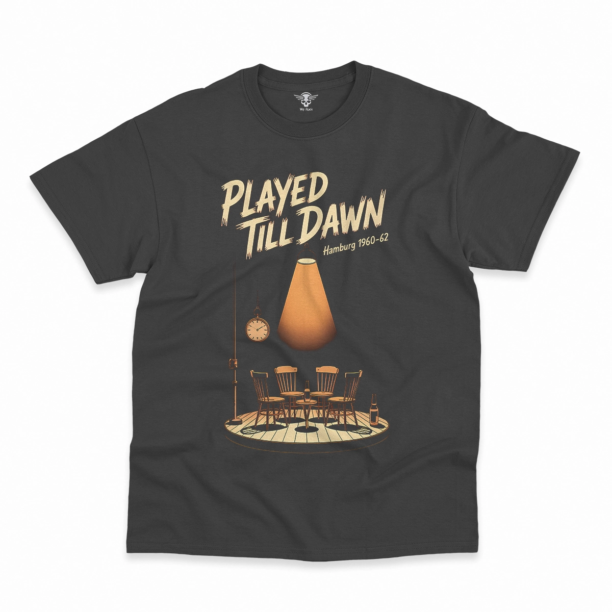 Played Till Dawn — Hamburg 1960 Late Night Rock Tee — Design I