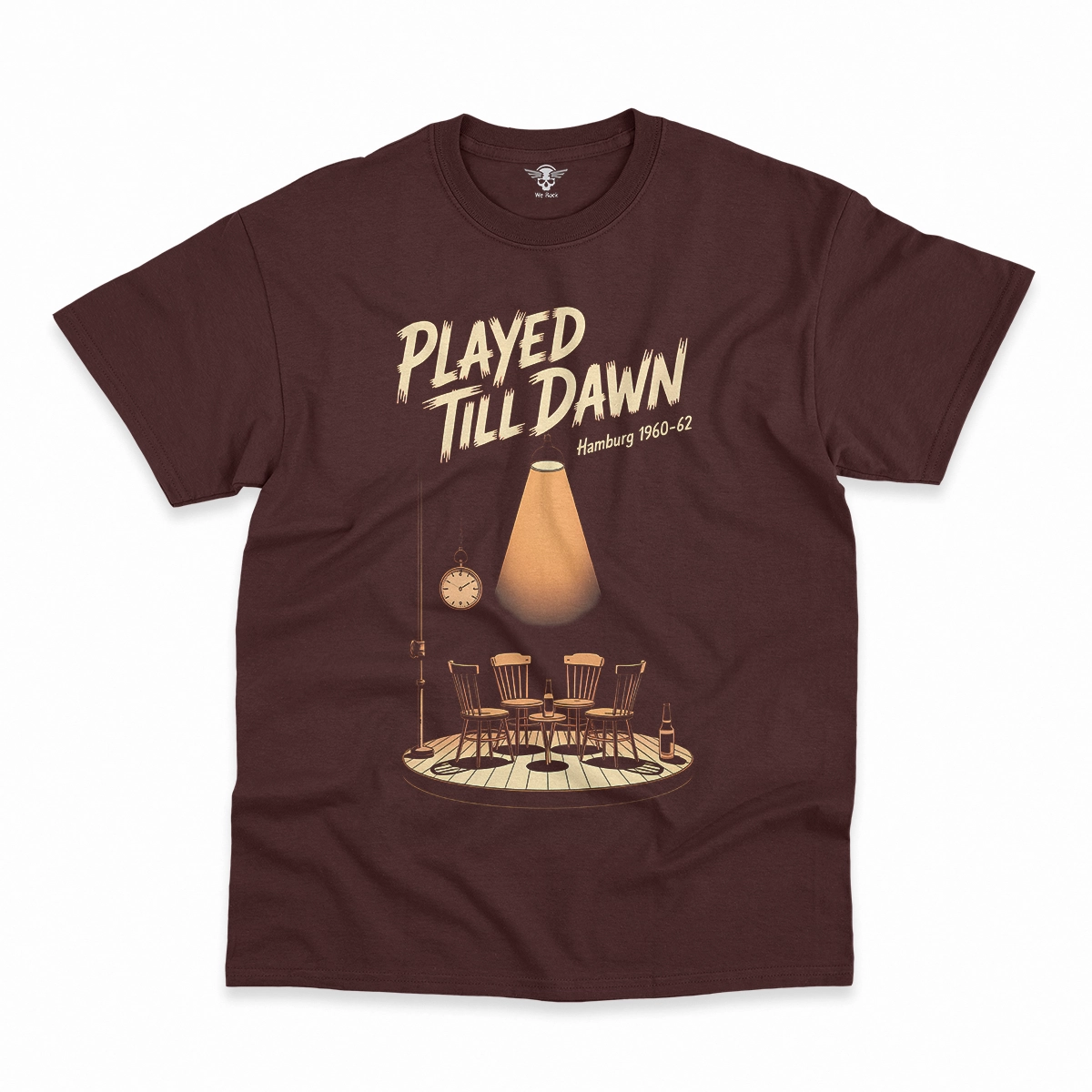 Played Till Dawn — Hamburg 1960 Late Night Rock Tee — Design I