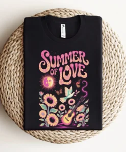 Summer of Love 1967 — Psychedelic Rock Heritage Tee — Design I