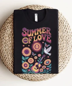 Summer of Love 1967 — Psychedelic Rock Heritage Tee — Design III