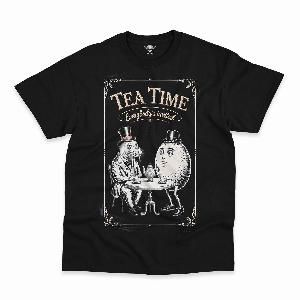 Tea Time — Victorian Absurdist Rock Heritage Tee