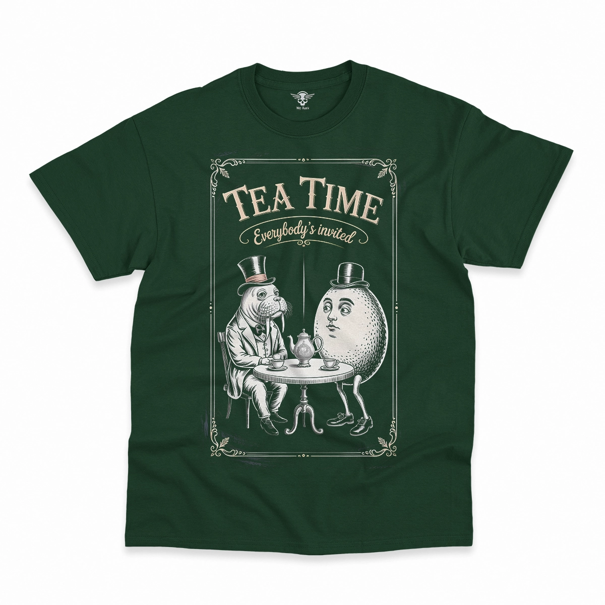 Tea Time — Victorian Absurdist Rock Heritage Tee
