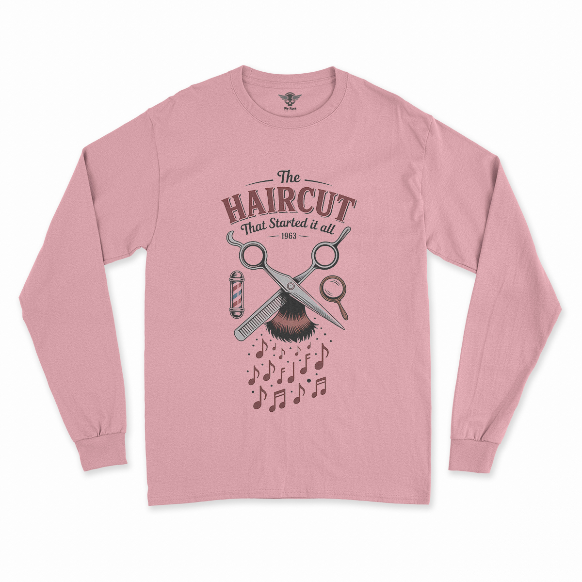 The Haircut — 1963 Mop-Top Cultural Earthquake Rock Tee — Design I