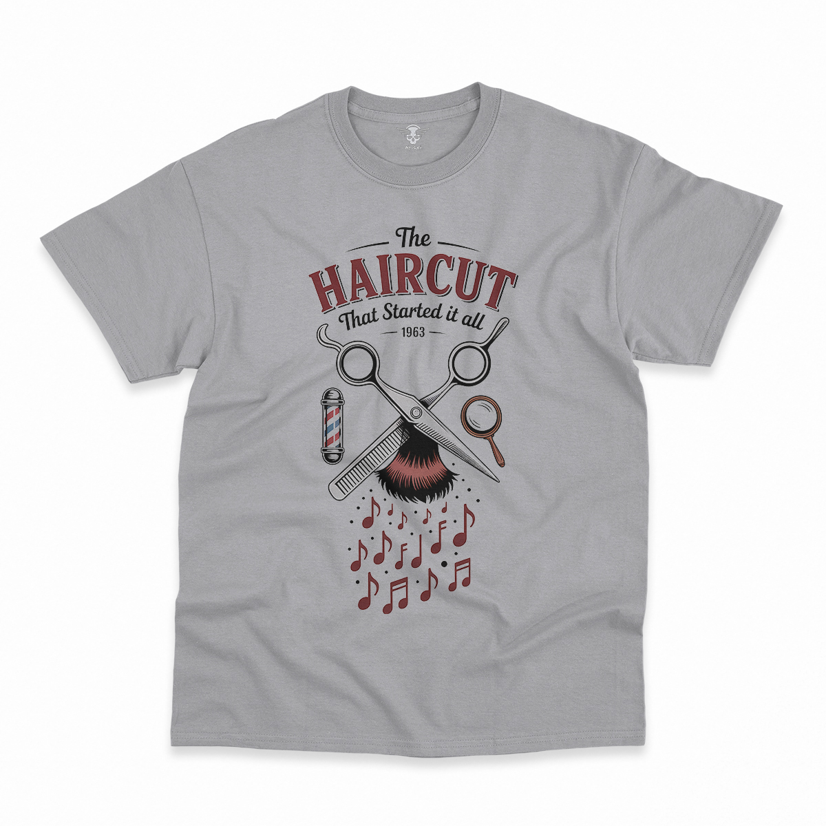 The Haircut — 1963 Mop-Top Cultural Earthquake Rock Tee — Design I