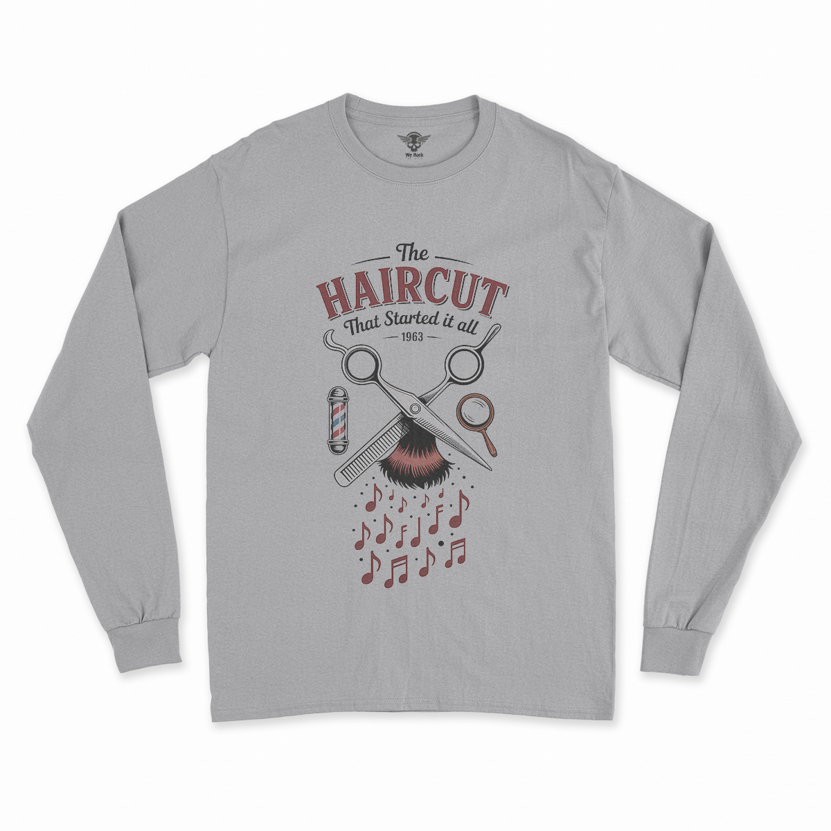 The Haircut — 1963 Mop-Top Cultural Earthquake Rock Tee — Design I