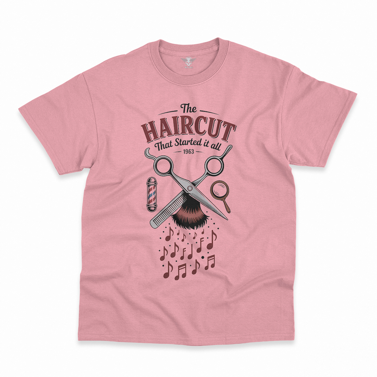 The Haircut — 1963 Mop-Top Cultural Earthquake Rock Tee — Design I