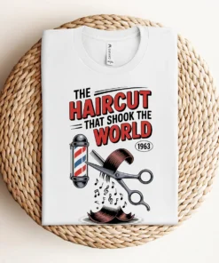 The Haircut — 1963 Mop-Top Cultural Earthquake Rock Tee — Design II
