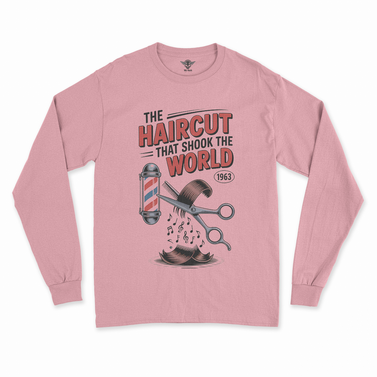 The Haircut — 1963 Mop-Top Cultural Earthquake Rock Tee — Design II