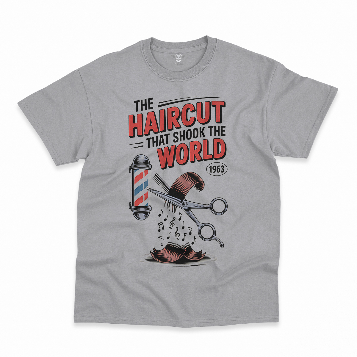 The Haircut — 1963 Mop-Top Cultural Earthquake Rock Tee — Design II