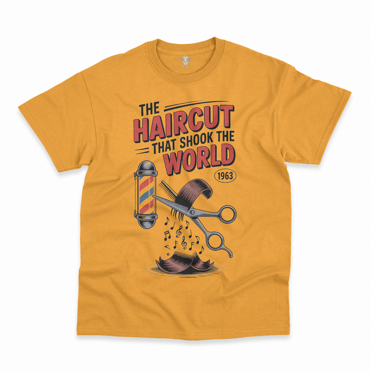 The Haircut — 1963 Mop-Top Cultural Earthquake Rock Tee — Design II