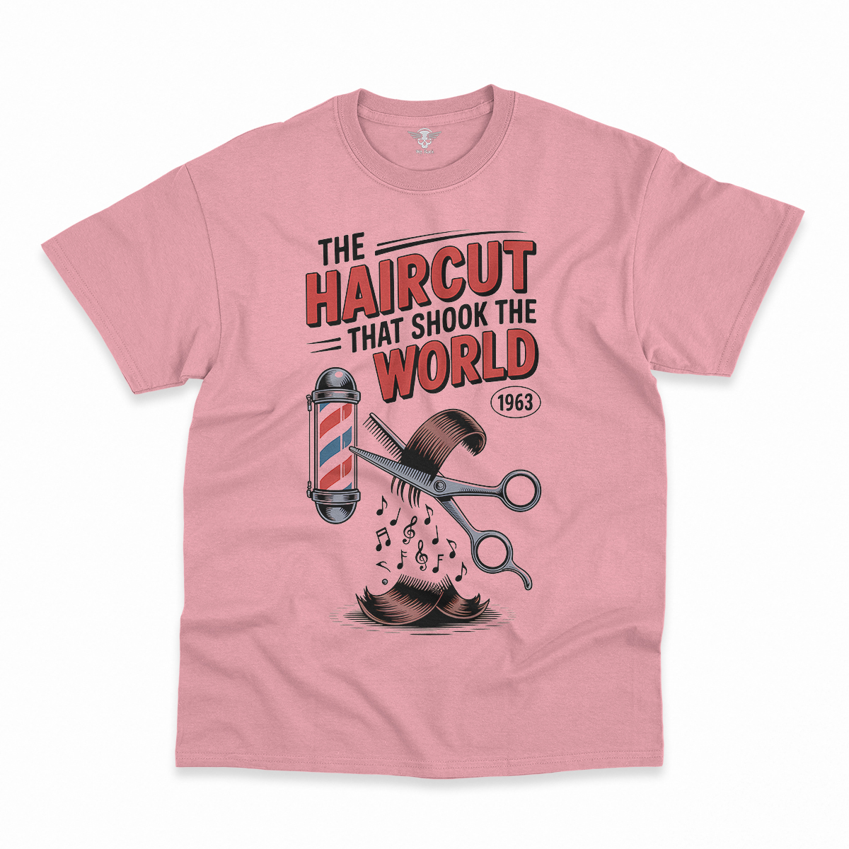 The Haircut — 1963 Mop-Top Cultural Earthquake Rock Tee — Design II
