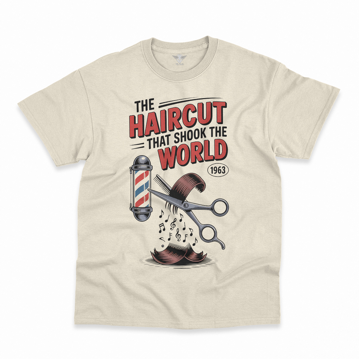 The Haircut — 1963 Mop-Top Cultural Earthquake Rock Tee — Design II
