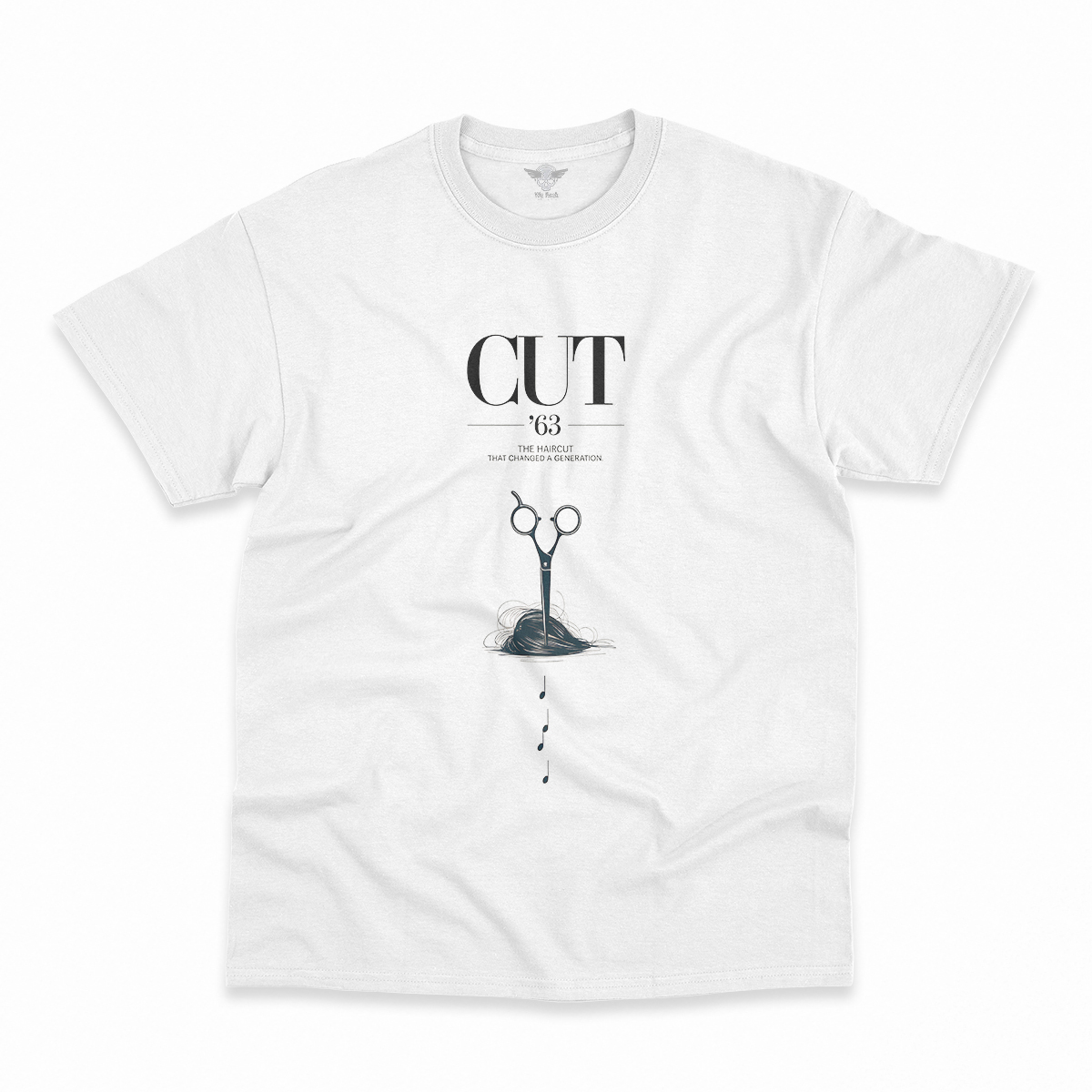 The Haircut — 1963 Mop-Top Cultural Earthquake Rock Tee — Heritage Edition II