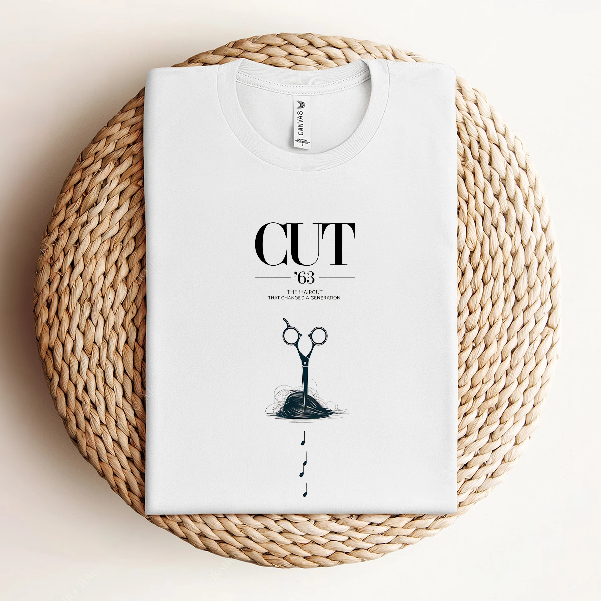 The Haircut — 1963 Mop-Top Cultural Earthquake Rock Tee — Heritage Edition II