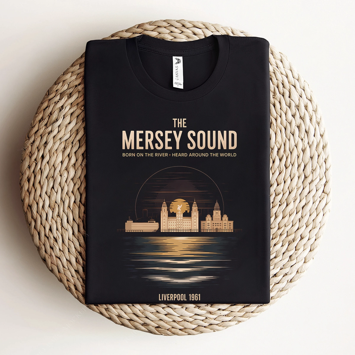 The Mersey Sound — Born on the River Liverpool Heritage Tee