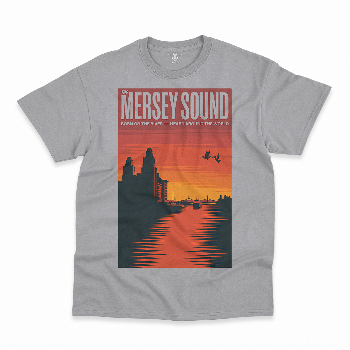 The Mersey Sound — Born on the River Liverpool Heritage Tee — Design II