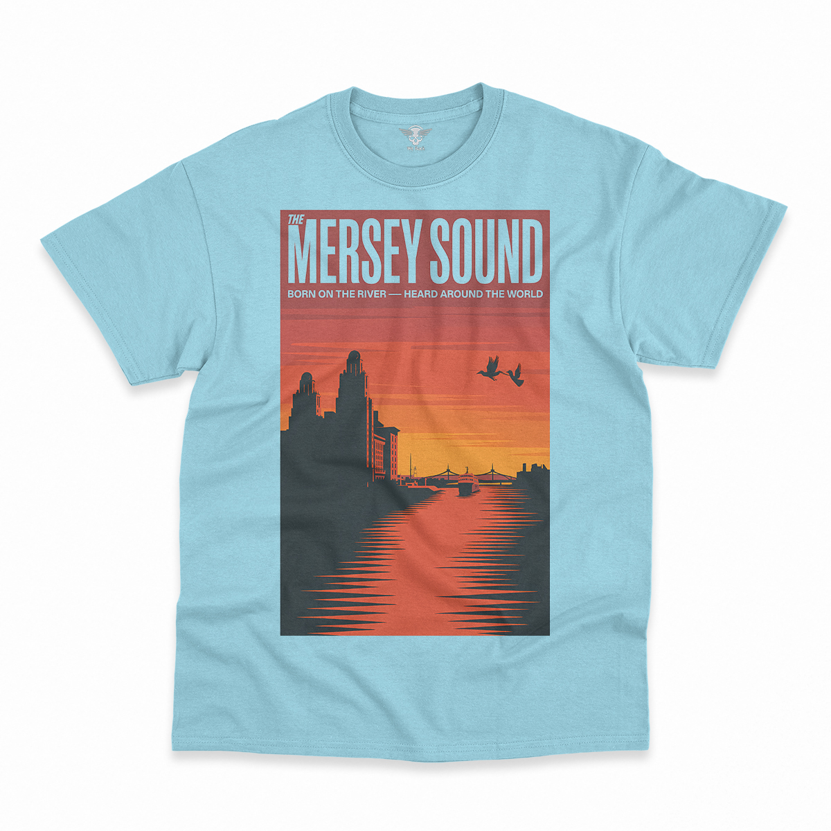 The Mersey Sound — Born on the River Liverpool Heritage Tee — Design II