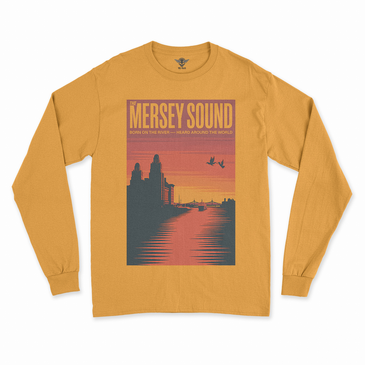The Mersey Sound — Born on the River Liverpool Heritage Tee — Design II