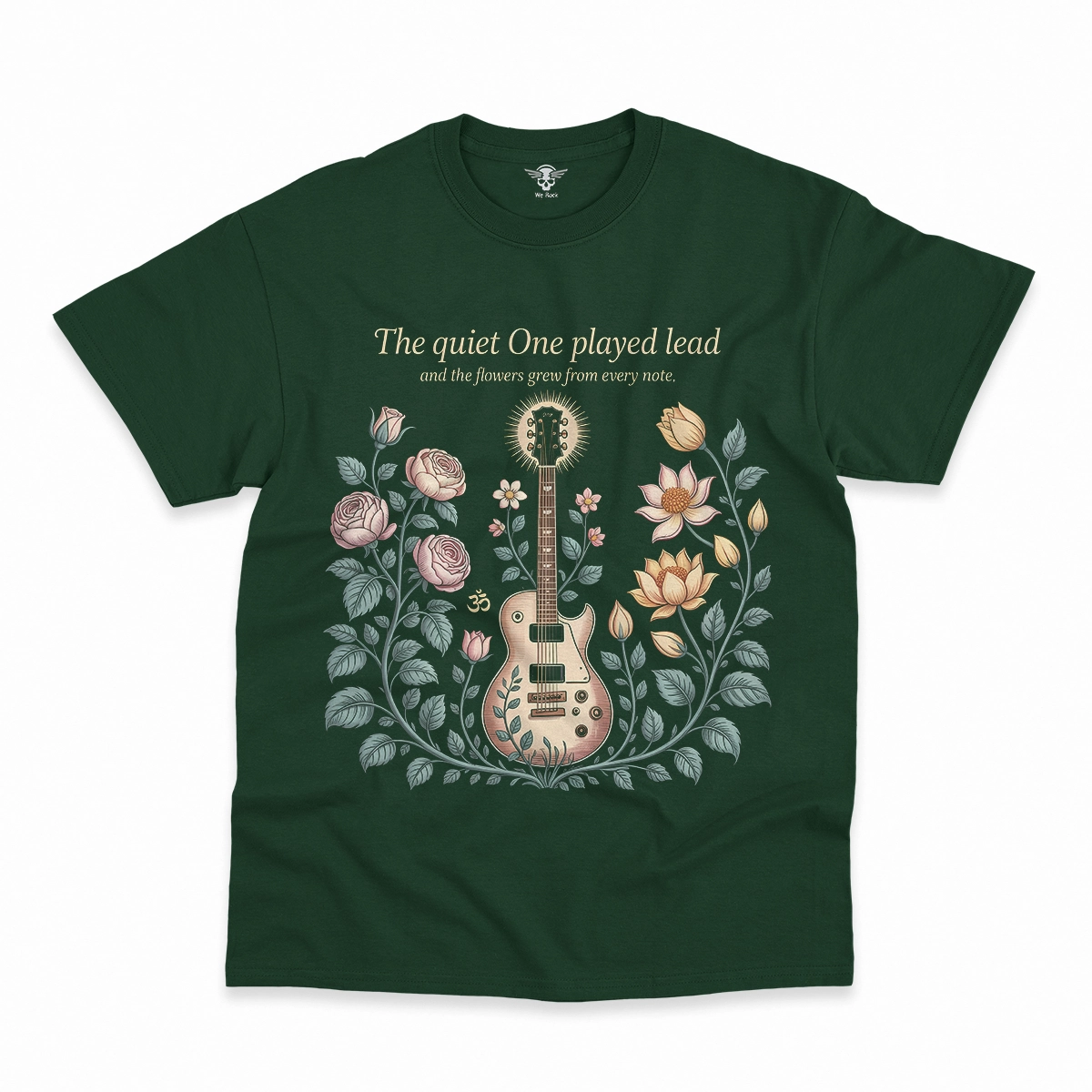 The Quiet One Played Lead — Botanical Heritage Rock Tee — Devotee Edition
