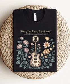 The Quiet One Played Lead — Botanical Heritage Rock Tee — Devotee Edition