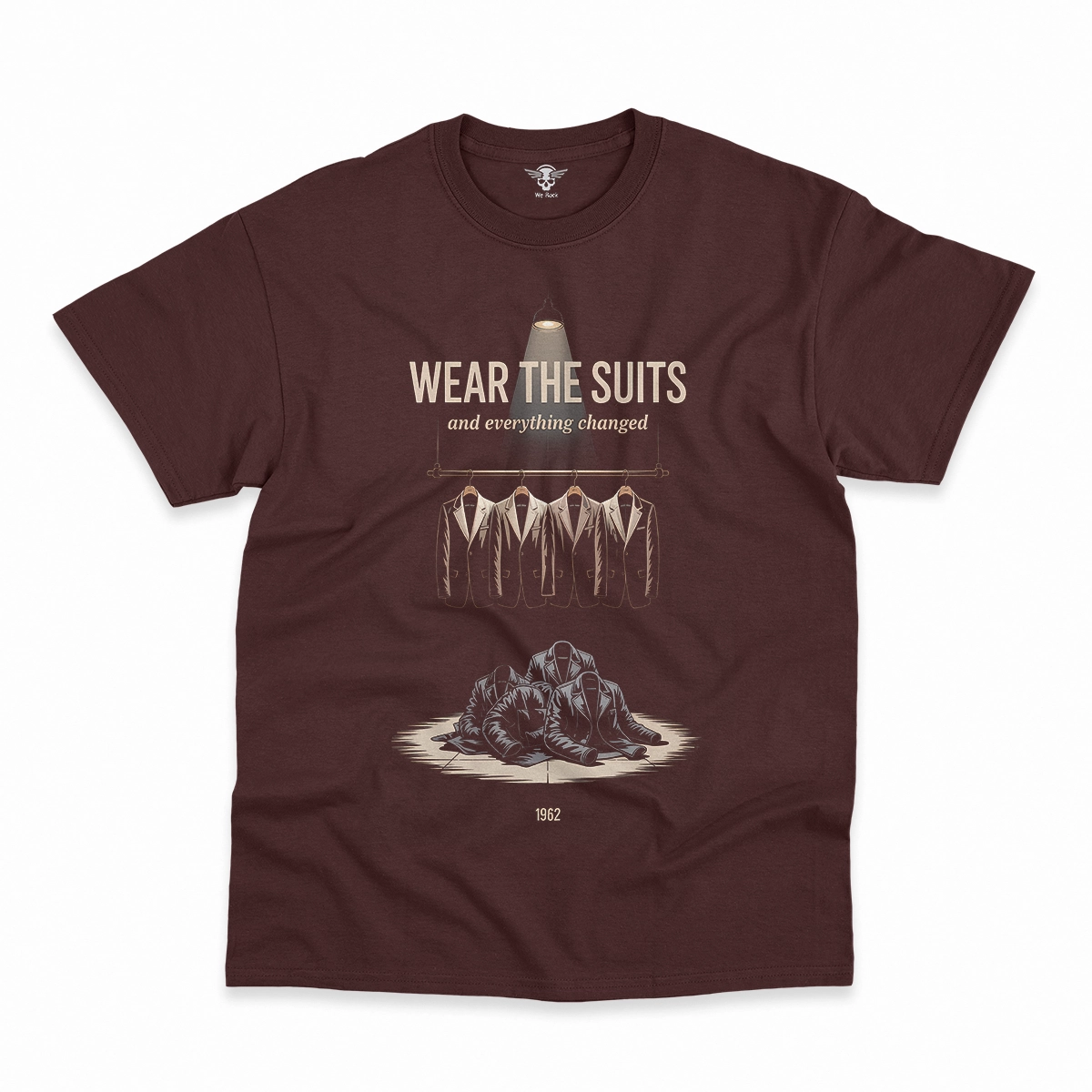 Wear the Suits — 1962 Transformation Rock Heritage Tee — Design I