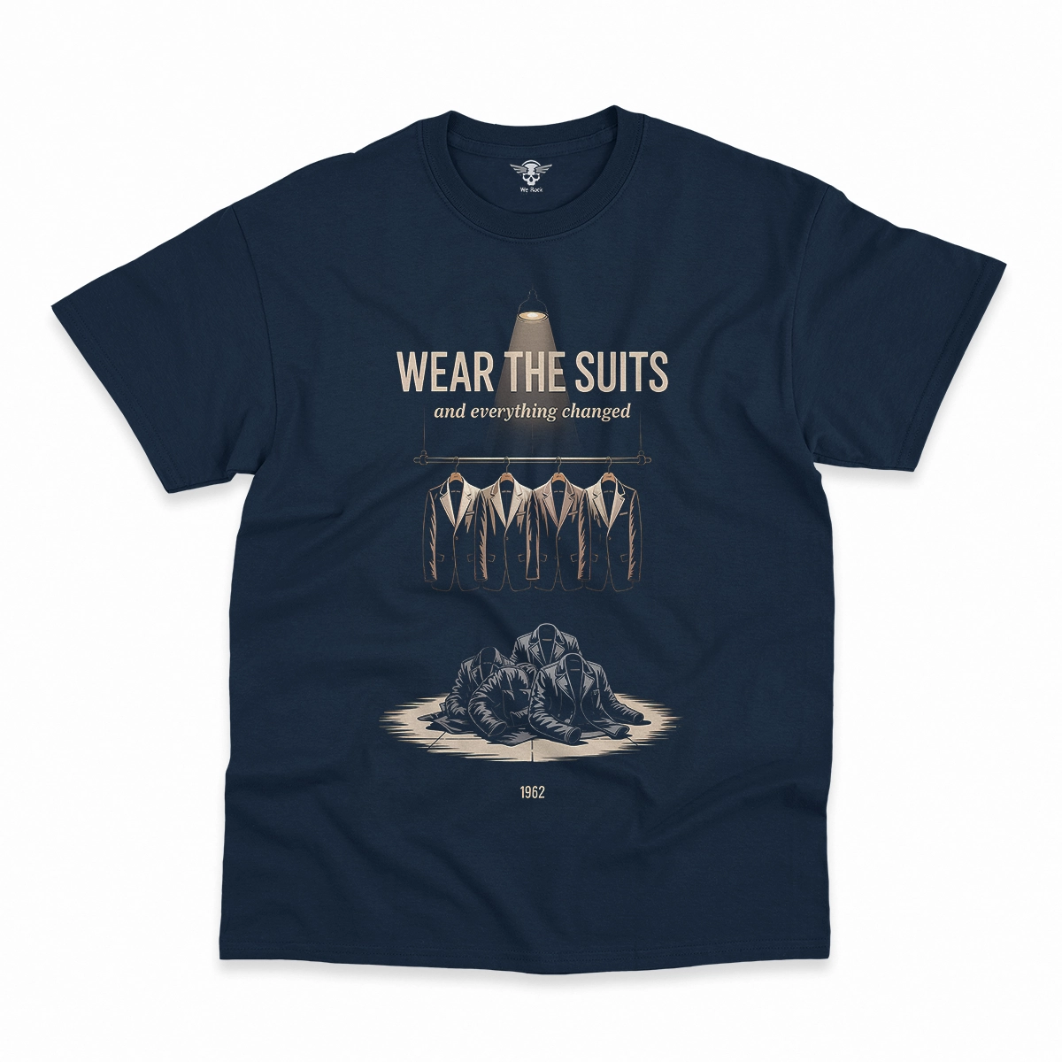 Wear the Suits — 1962 Transformation Rock Heritage Tee — Design I