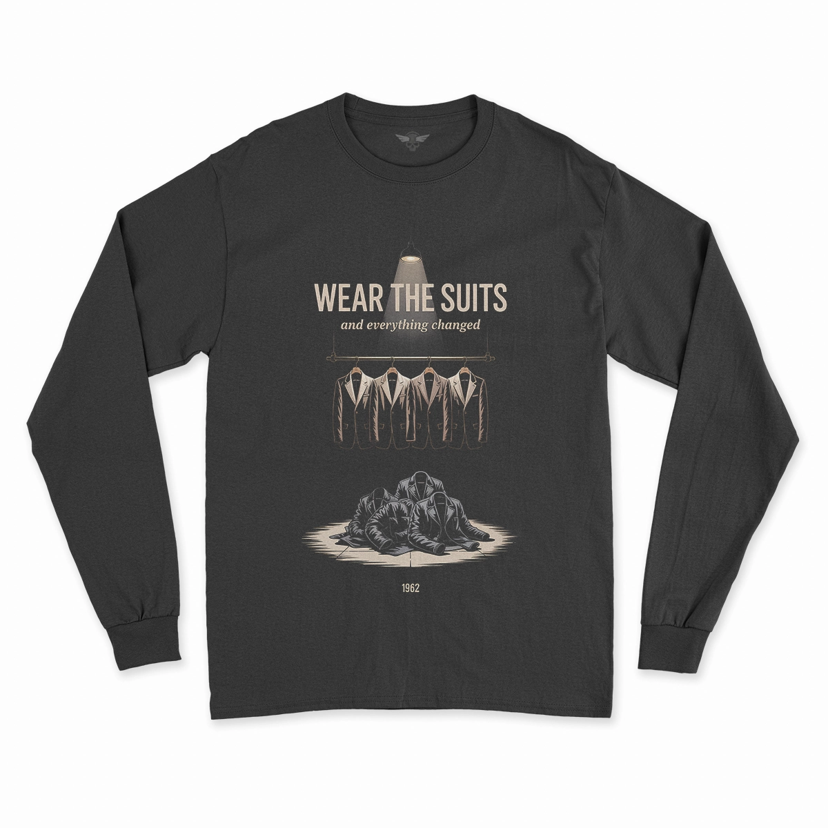 Wear the Suits — 1962 Transformation Rock Heritage Tee — Design I