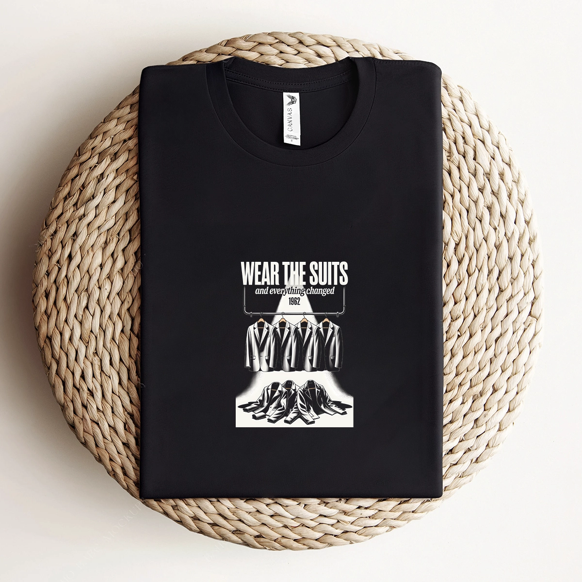 Wear the Suits — 1962 Transformation Rock Heritage Tee — Design II