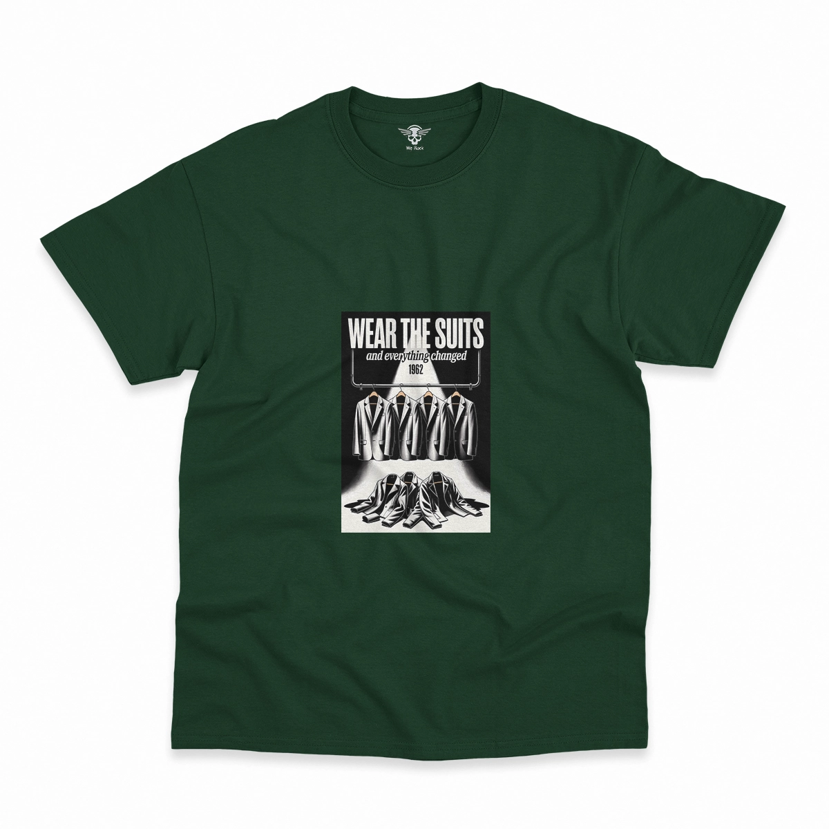 Wear the Suits — 1962 Transformation Rock Heritage Tee — Design II