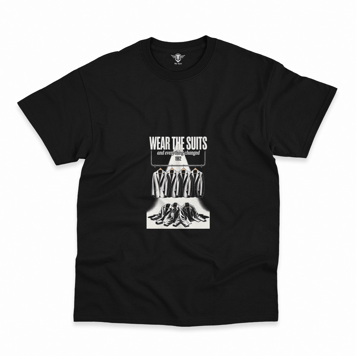 Wear the Suits — 1962 Transformation Rock Heritage Tee — Design II