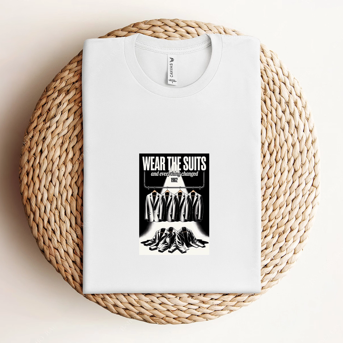 Wear the Suits — 1962 Transformation Rock Heritage Tee — Design II