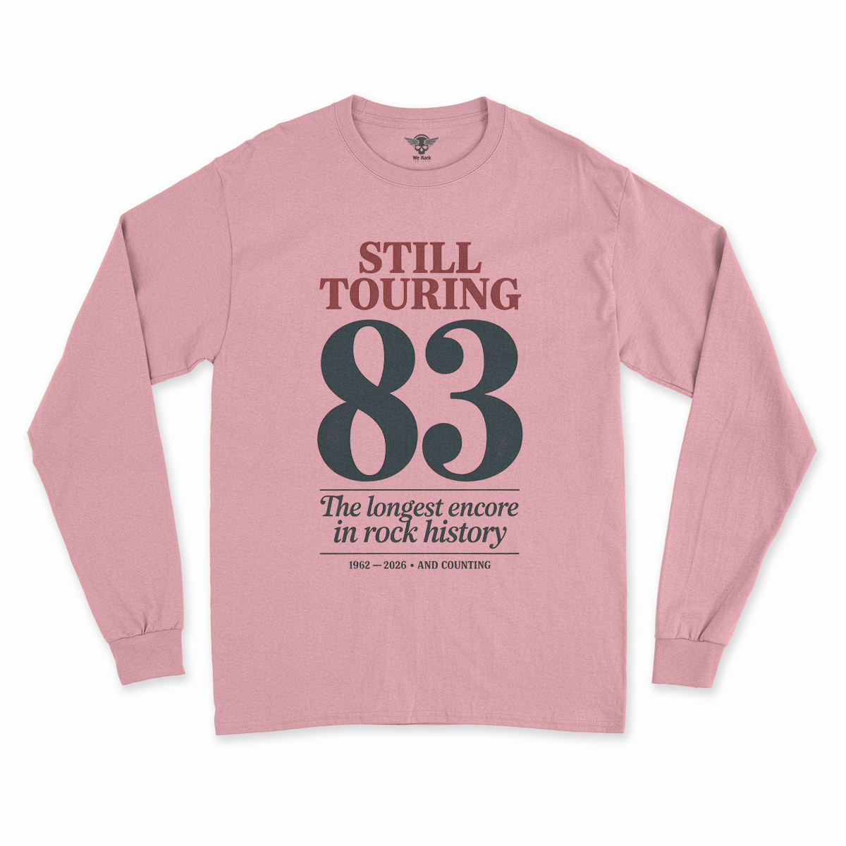 Wings Over the World — The Music Never Stopped Touring Rock Tee — Tour Edition