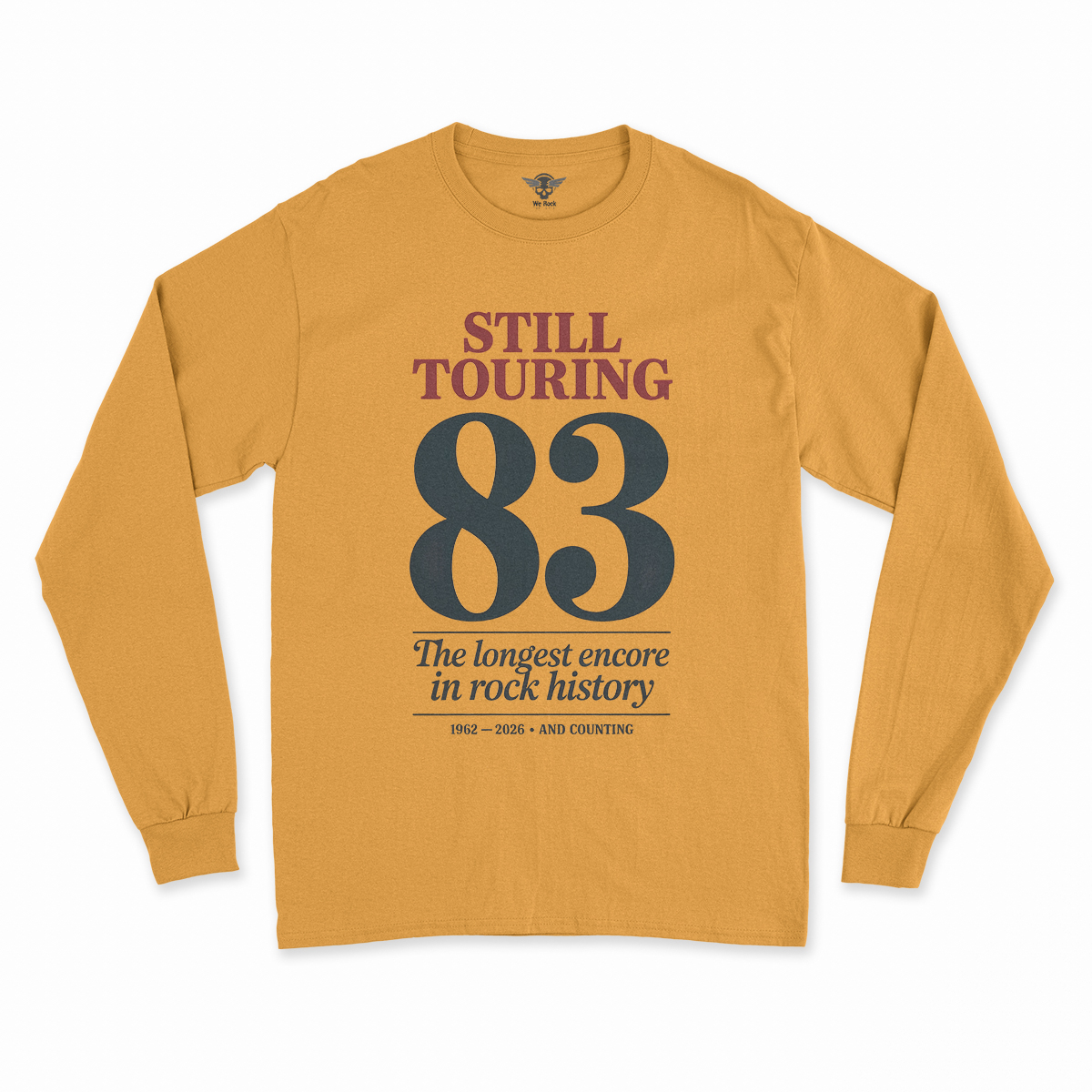 Wings Over the World — The Music Never Stopped Touring Rock Tee — Tour Edition