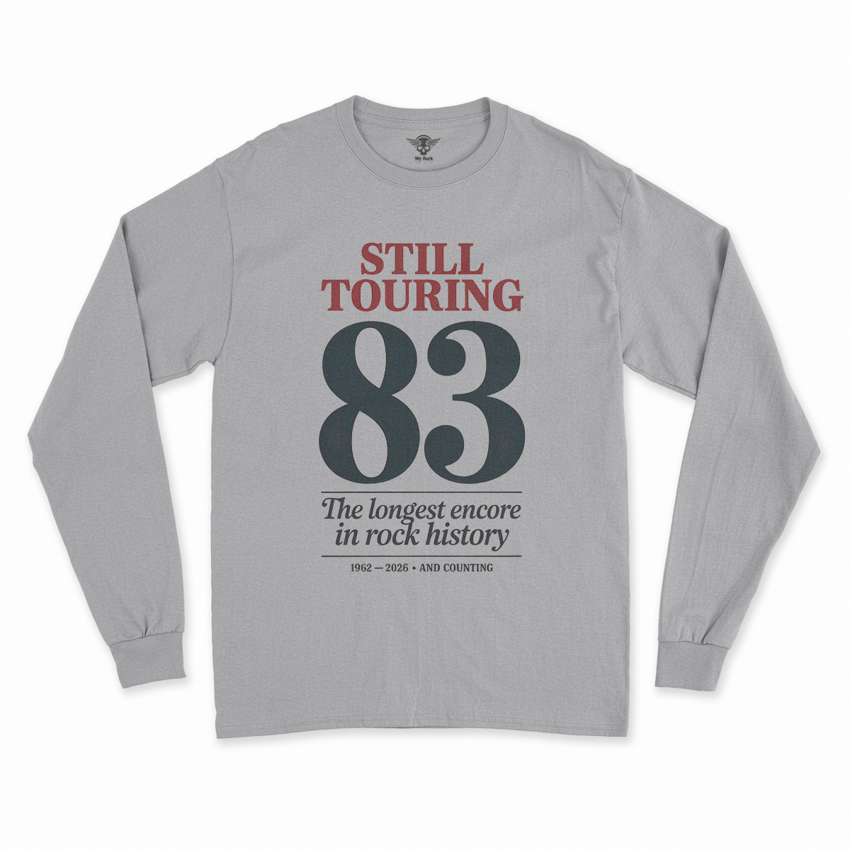 Wings Over the World — The Music Never Stopped Touring Rock Tee — Tour Edition