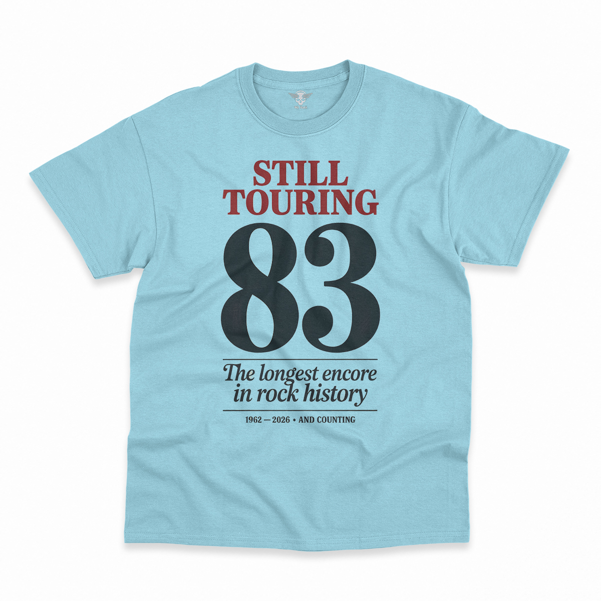 Wings Over the World — The Music Never Stopped Touring Rock Tee — Tour Edition
