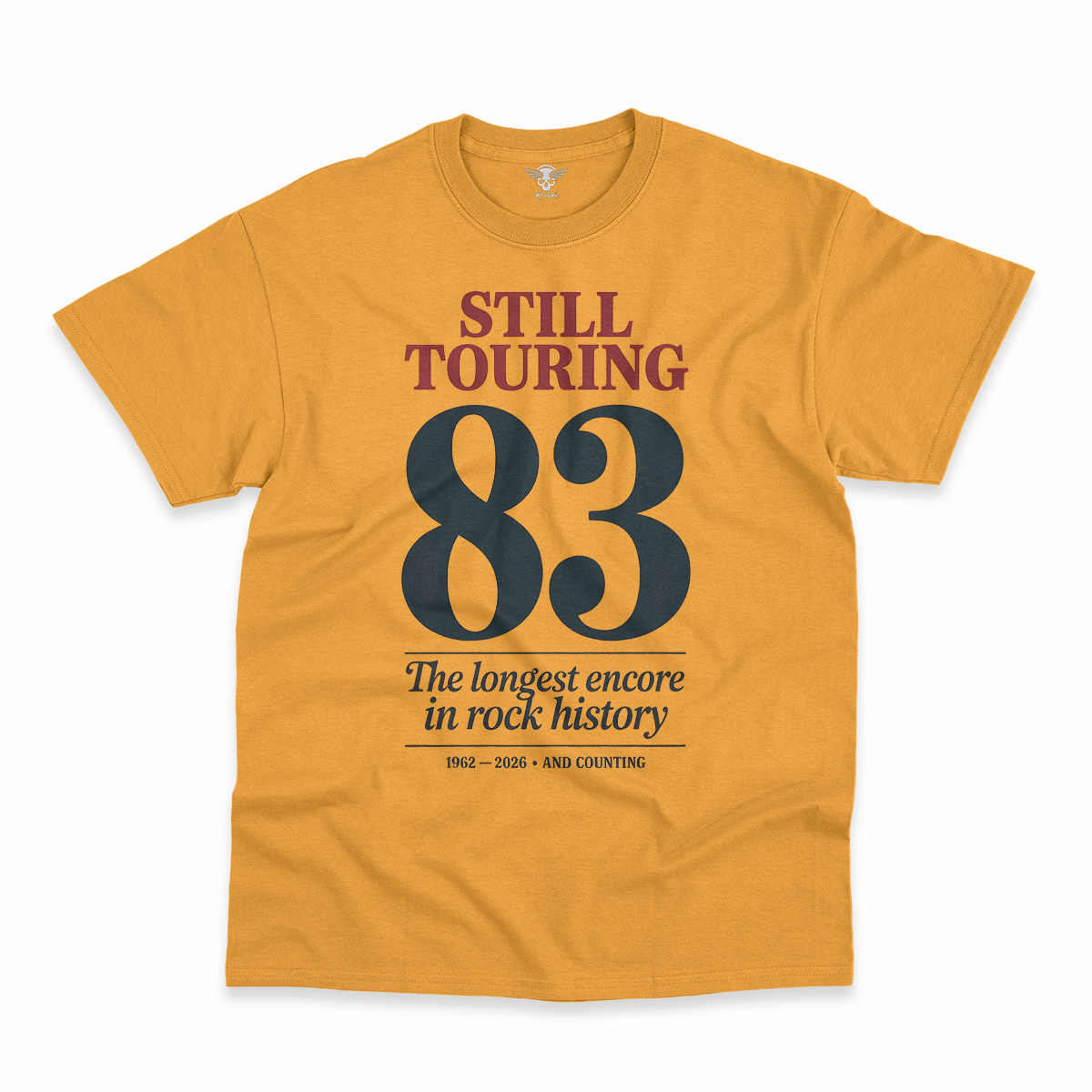 Wings Over the World — The Music Never Stopped Touring Rock Tee — Tour Edition