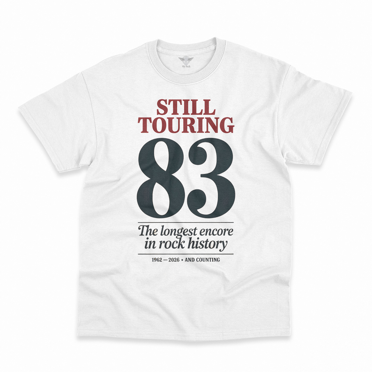 Wings Over the World — The Music Never Stopped Touring Rock Tee — Tour Edition